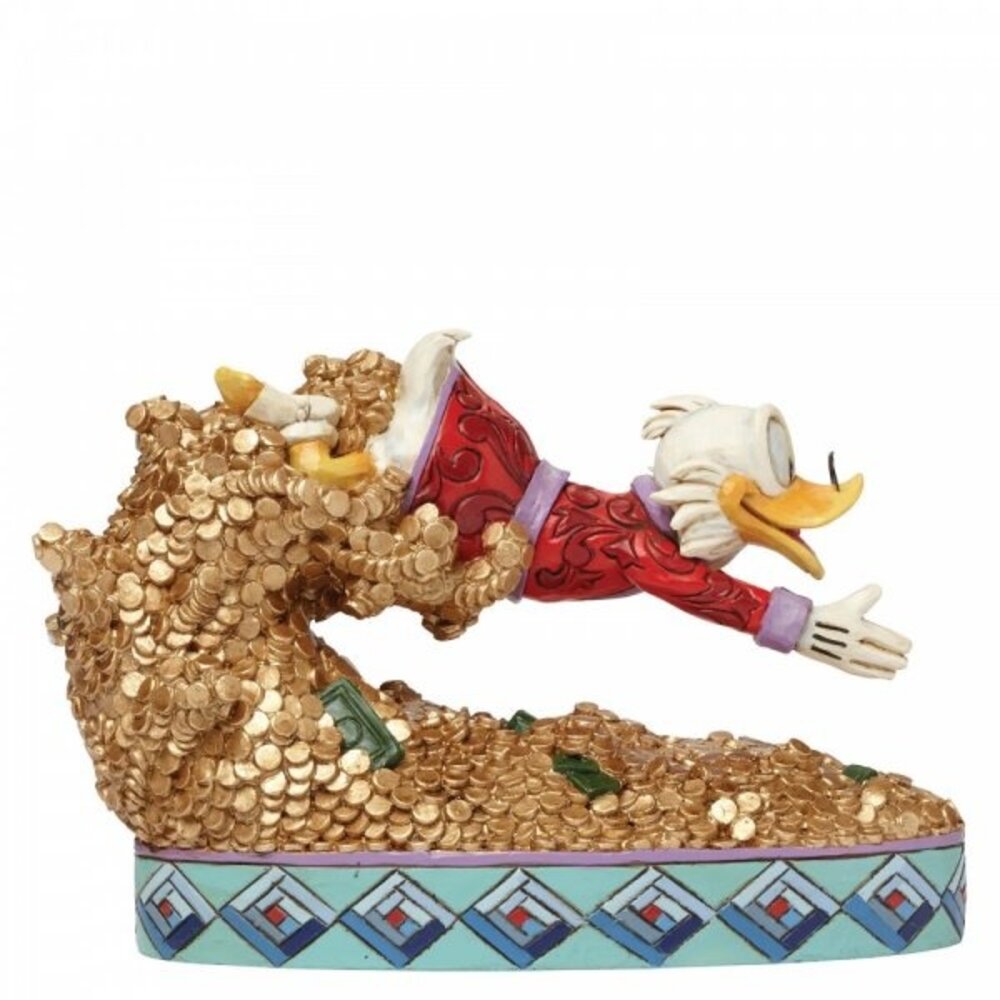 Disney Traditions Ducktales Uncle Scrooge Treasure Dive 13 cm