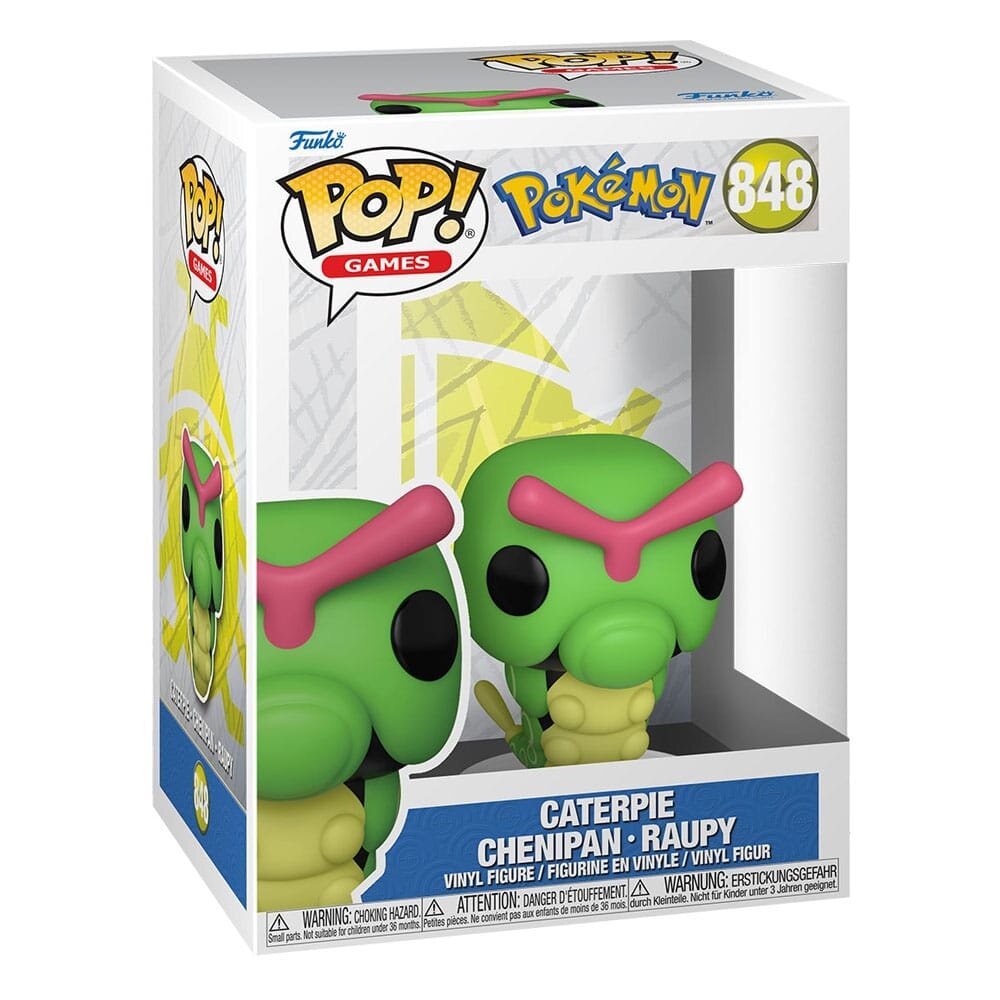Funko Pokemon POP! Games Vinyl Figure Caterpie #848 Funko Pokemon POP! Games Vinyl Figure Caterpie #848