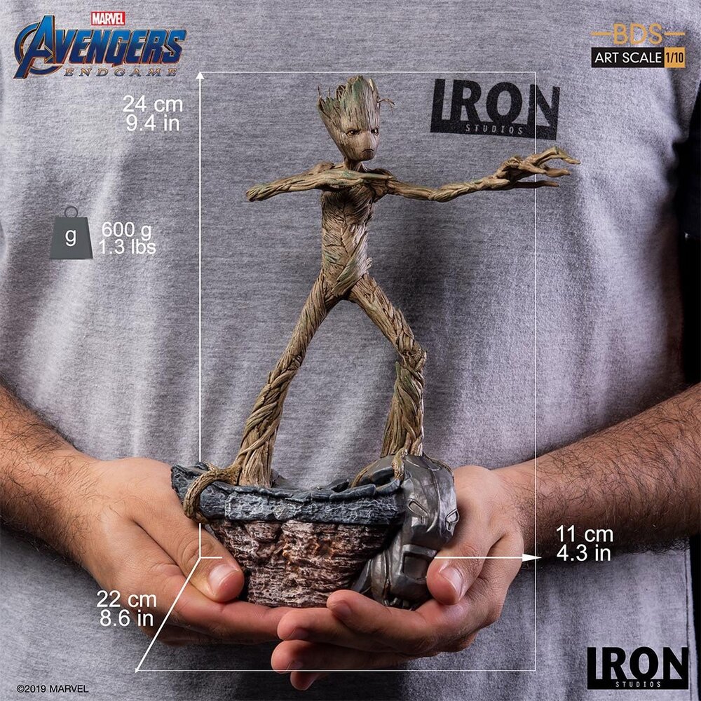Iron Studios Avengers: Endgame BDS Art Scale Statue 1/10 Groot 24 cm Iron Studios Avengers: Endgame BDS Art Scale Statue 1/10 Groot 24 cm