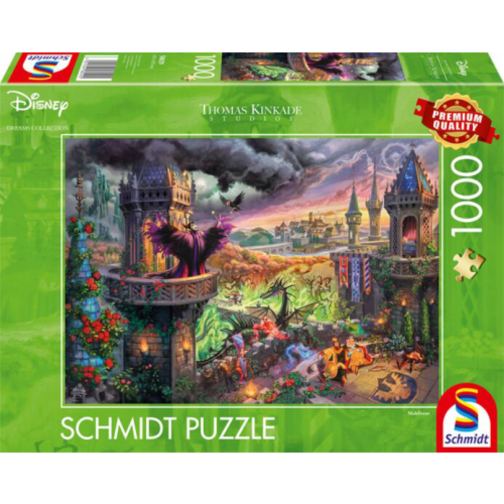 Schmidt Disney Dreams Puzzel Doornroosje Malecifent (1000 stukken) Schmidt Disney Dreams Puzzel Doornroosje Malecifent (1000 stukken)