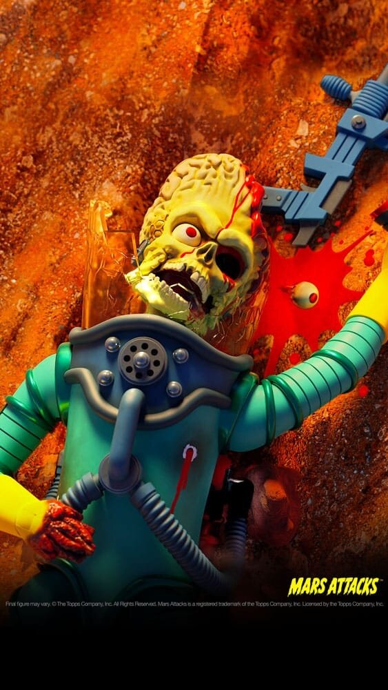 Super7 Mars Attacks Ultimates Action Figure Martian Wave 1 (Smashing the Enemy) 18 cm Super7 Mars Attacks Ultimates Action Figure Martian Wave 1 (Smashing the Enemy) 18 cm