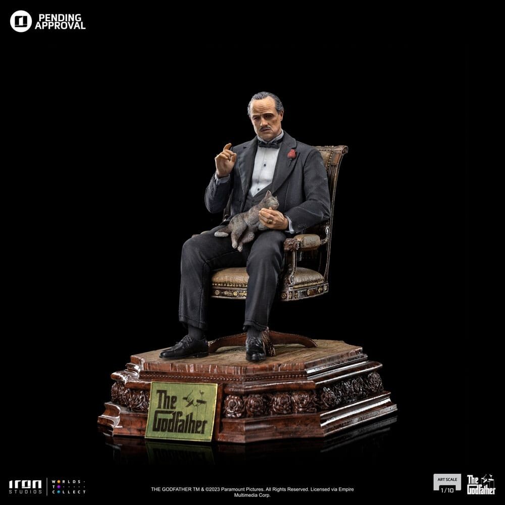 Iron Studios The Godfather Scale Statue 1/10 Don Vito Corelione 19 cm Iron Studios The Godfather Scale Statue 1/10 Don Vito Corelione 19 cm