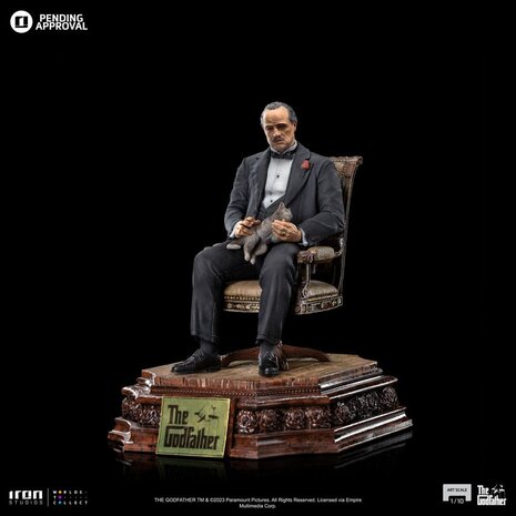 Iron Studios The Godfather Scale Statue 1/10 Don Vito Corelione 19 cm Iron Studios The Godfather Scale Statue 1/10 Don Vito Corelione 19 cm