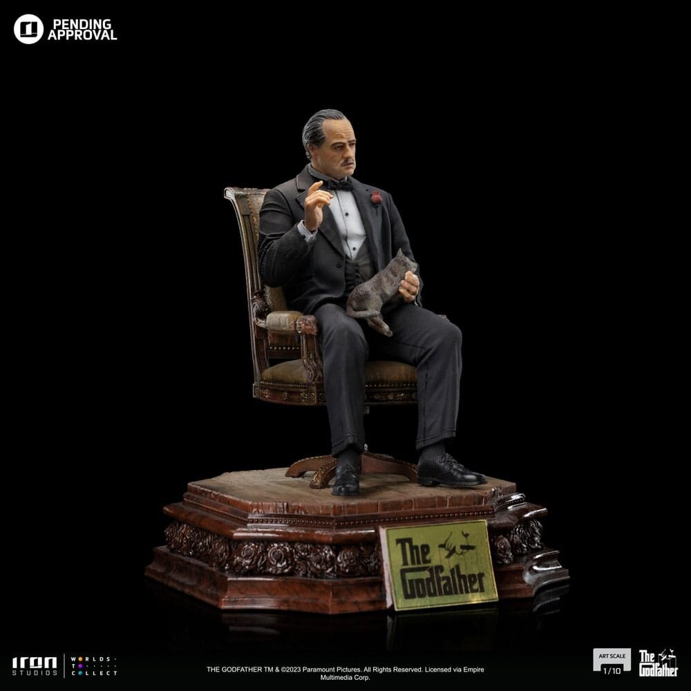 Iron Studios The Godfather Scale Statue 1/10 Don Vito Corelione 19 cm Iron Studios The Godfather Scale Statue 1/10 Don Vito Corelione 19 cm