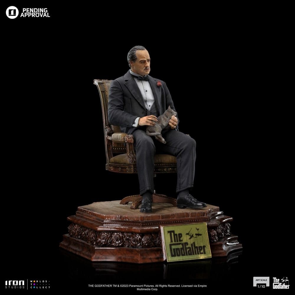 Iron Studios The Godfather Scale Statue 1/10 Don Vito Corelione 19 cm Iron Studios The Godfather Scale Statue 1/10 Don Vito Corelione 19 cm