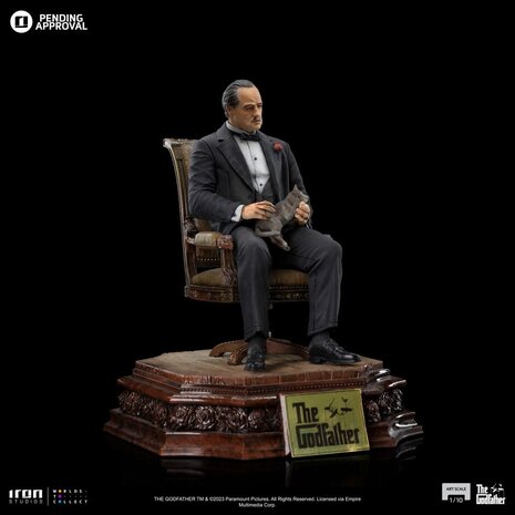 Iron Studios The Godfather Scale Statue 1/10 Don Vito Corelione 19 cm Iron Studios The Godfather Scale Statue 1/10 Don Vito Corelione 19 cm
