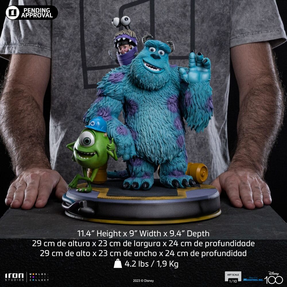 Iron Studios Monsters, Inc. Scale Statue 1/10 James P. Sullivan, Mike Wazowski 29 cm Iron Studios Monsters, Inc. Scale Statue 1/10 James P. Sullivan, Mike Wazowski 29 cm