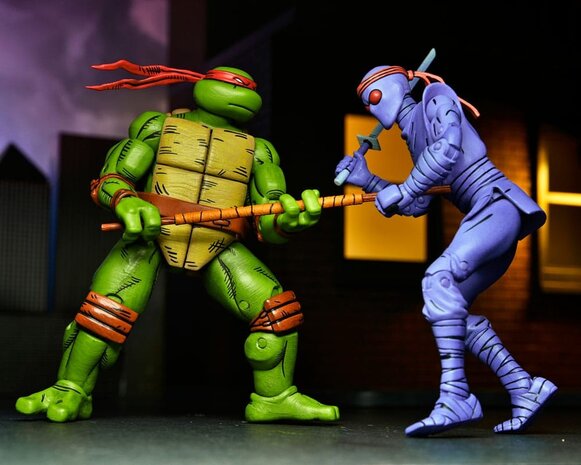 Michelangelo and Raphael 2-Pack Teenage Mutant Ninja Turtles TMNT Figure  NECA