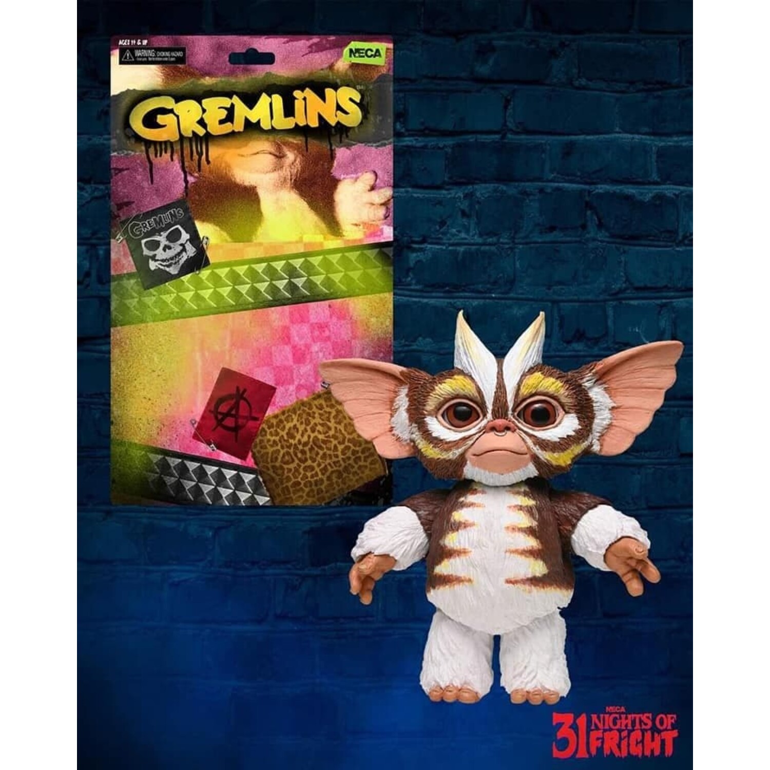 NECA Gremlins 2 The New Batch George The Mogwai Action Figure Brand New
