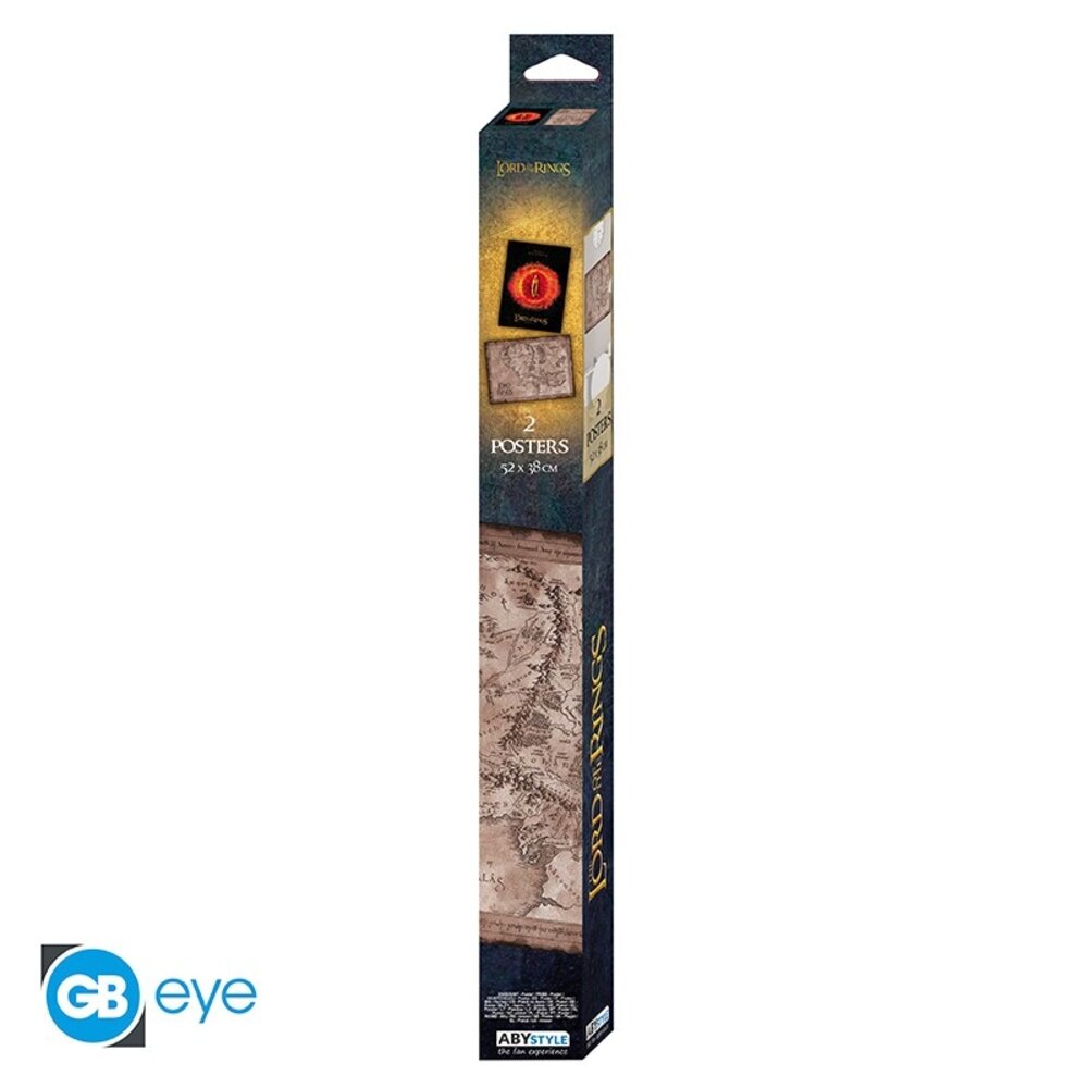 ABY Style Lord of the Rings Set van 2 Posters 52 x 38 cm ABY Style Lord of the Rings Set van 2 Posters 52 x 38 cm