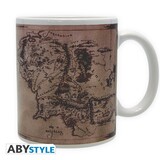 ABY Style Le Seigneur des Anneaux Middle Earth Map Mug ABY Style Le Seigneur des Anneaux Middle Earth Map Mug