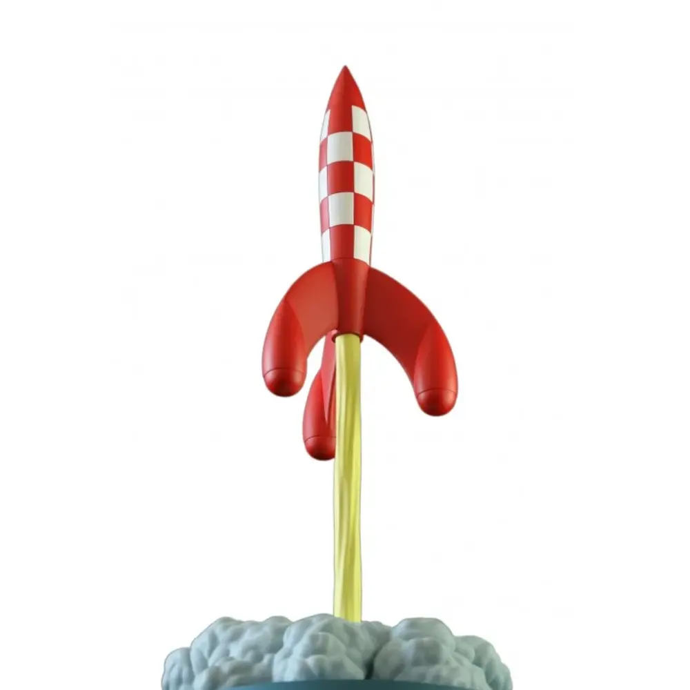 Tintinimaginatio Tintin Statue Rocket on Takeoff 43 cm Tintinimaginatio Tintin Statue Rocket on Takeoff 43 cm