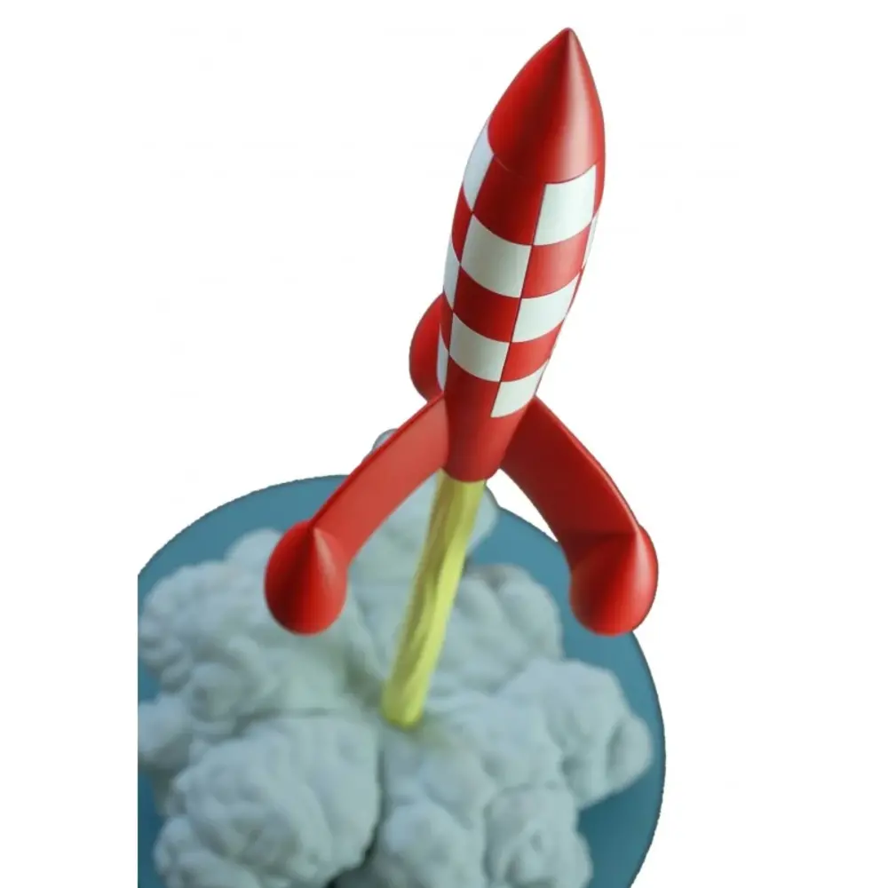 Tintinimaginatio Tintin Statue Rocket on Takeoff 43 cm Tintinimaginatio Tintin Statue Rocket on Takeoff 43 cm
