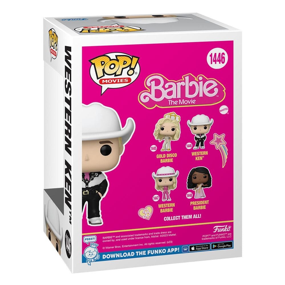 Funko Barbie POP! Movies Vinyl Figure Cowboy Ken #1446 Funko Barbie POP! Movies Vinyl Figure Cowboy Ken #1446