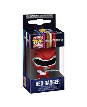 Funko Power Rangers 30th POP! Vinyl Red RAnger Sleutelhanger 4 cm Funko Power Rangers 30th POP! Vinyl Red RAnger Sleutelhanger 4 cm