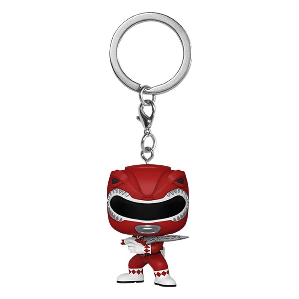 Funko Power Rangers 30th POP! Vinyl Red RAnger Keychain 4 cm Funko Power Rangers 30th POP! Vinyl Red RAnger Keychain 4 cm