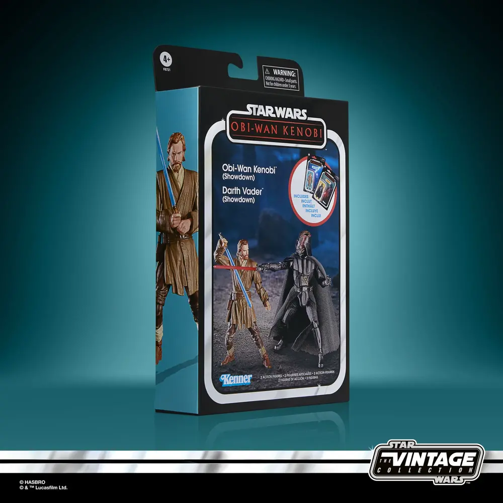 Hasbro Star Wars: Obi-Wan Kenobi Vintage Collection Action Figure 2-Pack Darth Vader (Duel's End) & Obi-Wan Kenobi (Showdown) 10 cm Hasbro Star Wars: Obi-Wan Kenobi Vintage Collection Action Figure 2-Pack Darth Vader (Duel's End) & Obi-Wan Kenobi (Showdown) 10 cm