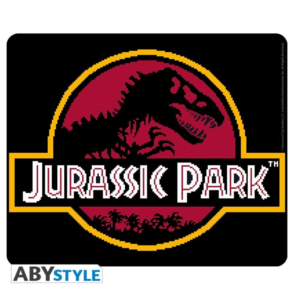 ABY Style Jurassic Park Mousepad Pixel Logo