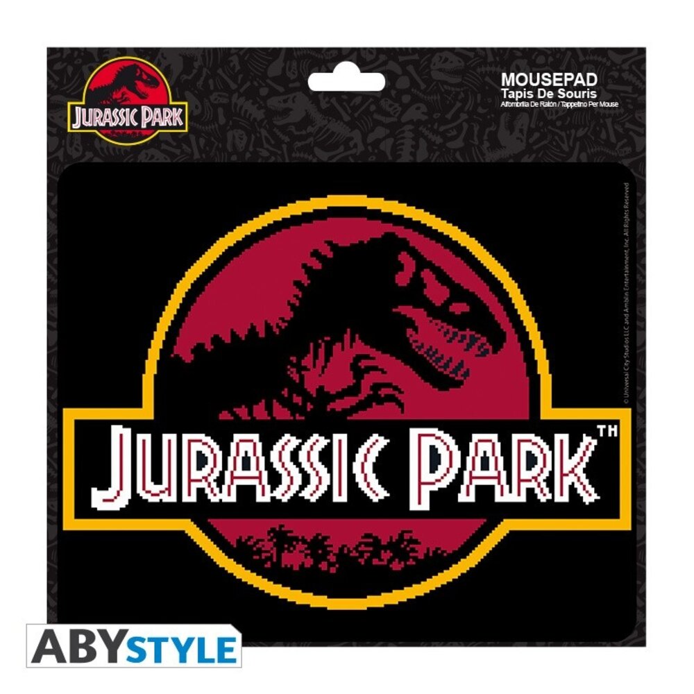 ABY Style Jurassic Park Muismat Pixel Logo