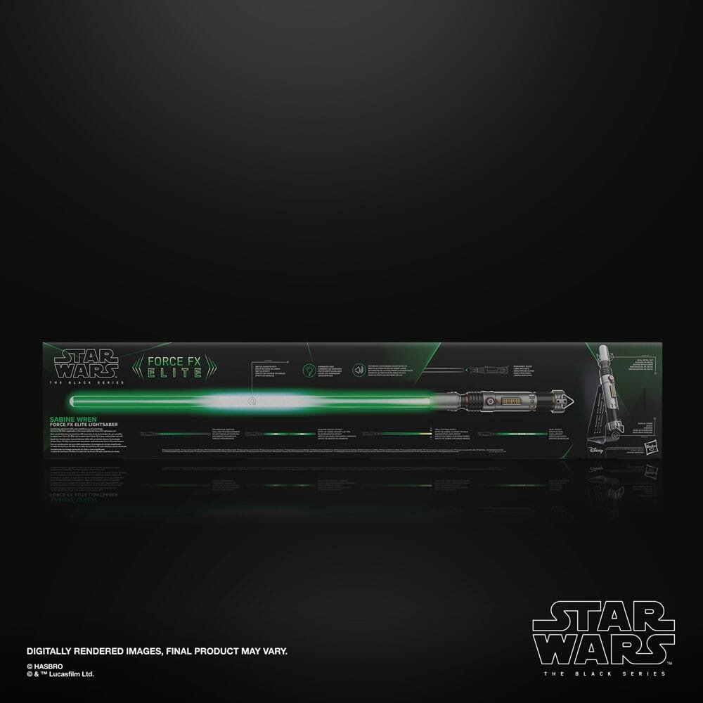 Hasbro Star Wars: Ahsoka Black Series Réplique Force FX Elite Lightsaber Sabine Wren Hasbro Star Wars: Ahsoka Black Series Réplique Force FX Elite Lightsaber Sabine Wren