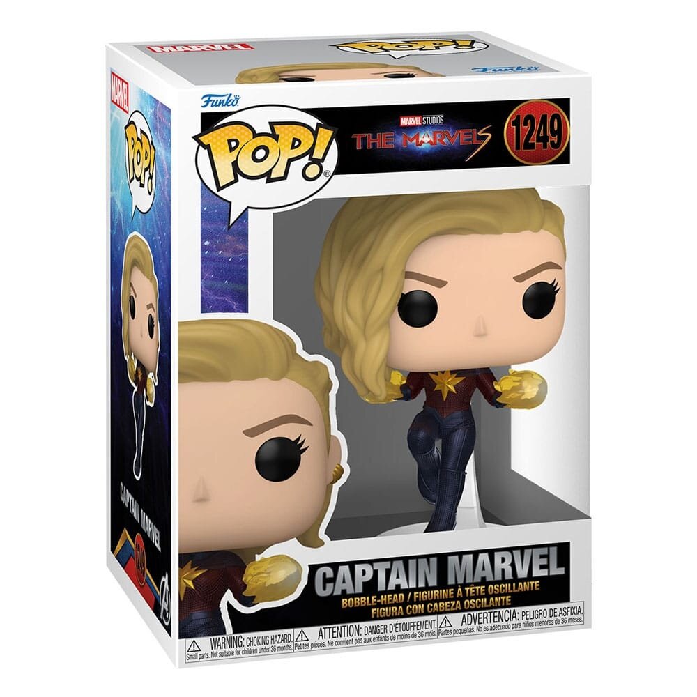 Funko The Marvels POP! Vinyl Figure Captain Marvel #1249 Funko The Marvels POP! Vinyl Figure Captain Marvel #1249