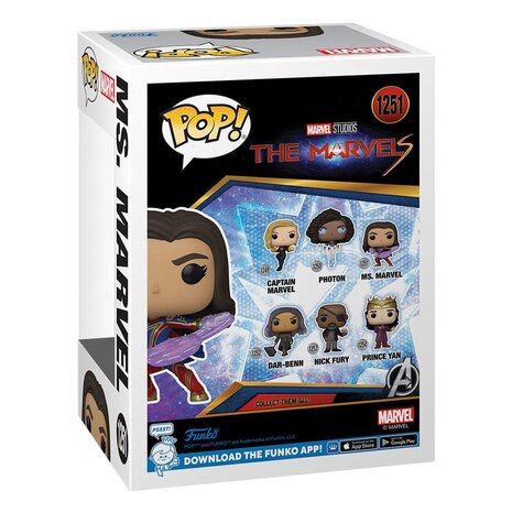 Funko The Marvels POP! Vinyl Figure Ms Marvel #1251 Funko The Marvels POP! Vinyl Figure Ms Marvel #1251