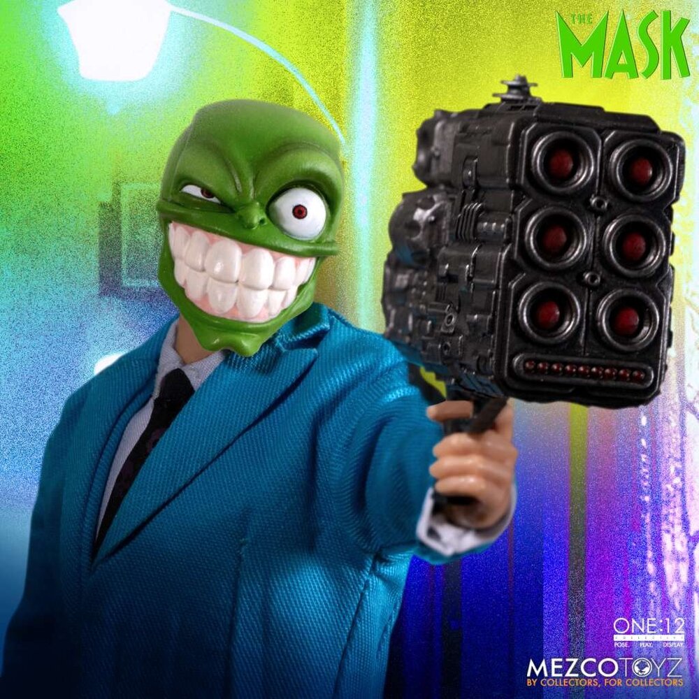 Mezco Toyz The Mask Deluxe Action Figure 1/12 The Mask Comic 16 cm Mezco Toyz The Mask Deluxe Action Figure 1/12 The Mask Comic 16 cm