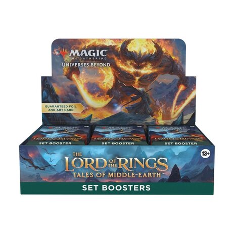 Magic: The Gathering Le Seigneur des Anneaux: Tales of Middle-Earth Set Booster Display Magic: The Gathering Le Seigneur des Anneaux: Tales of Middle-Earth Set Booster Display