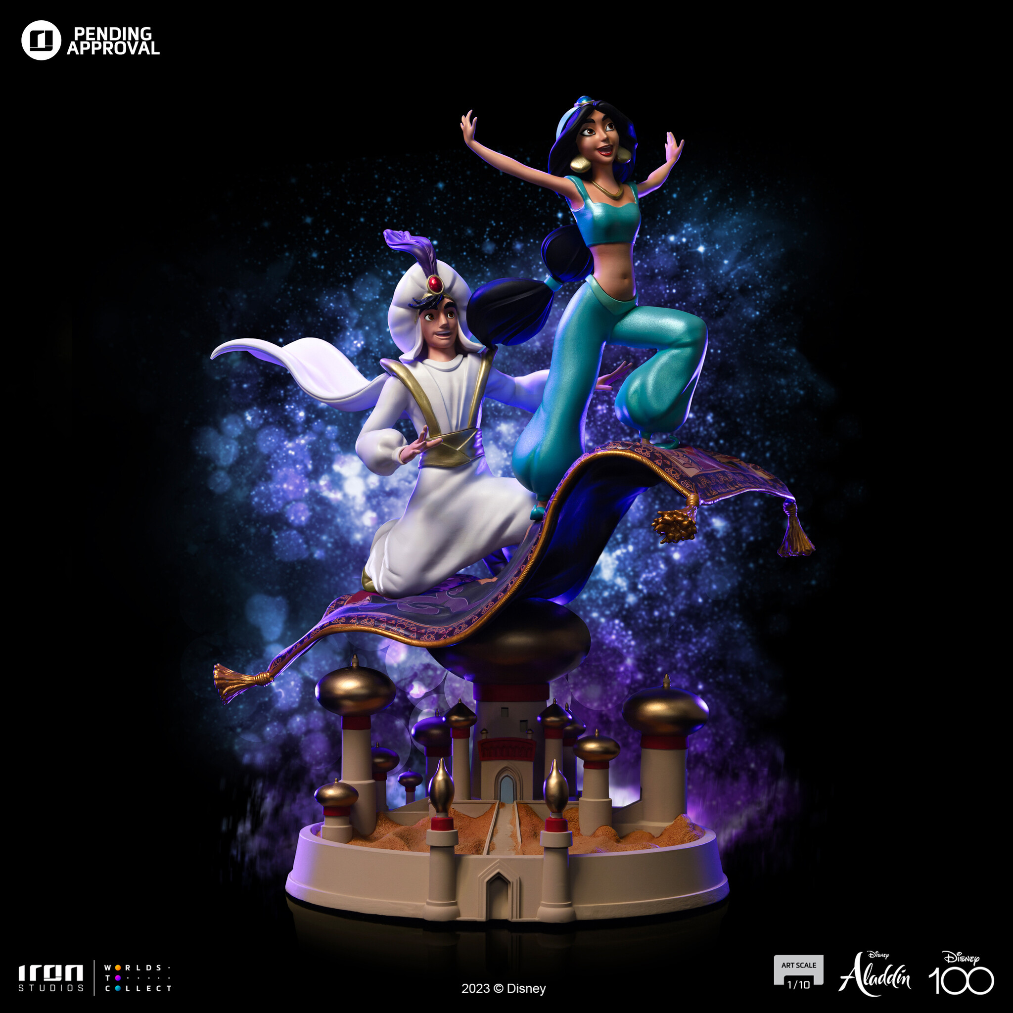 Disney Art Scale Statue 1/10 Aladdin and Yasmine 30 cm - Planet