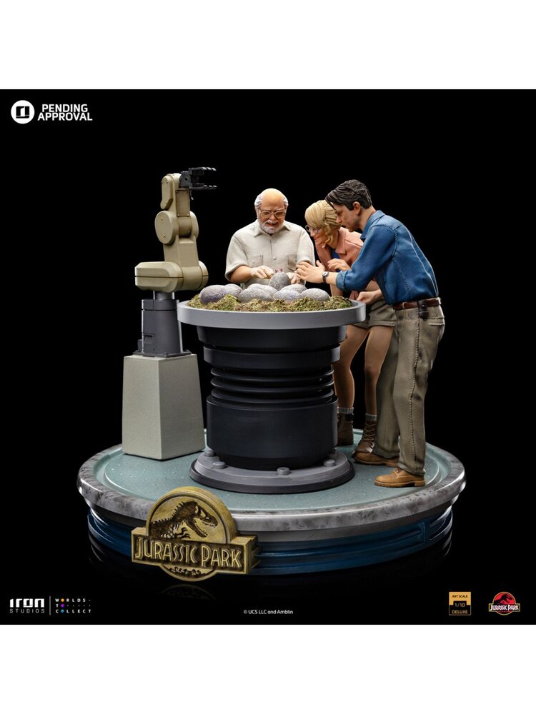 Iron Studios Jurassic Park Art Scale Statue 1/10 Dino Hatching 23 cm Iron Studios Jurassic Park Art Scale Statue 1/10 Dino Hatching 23 cm