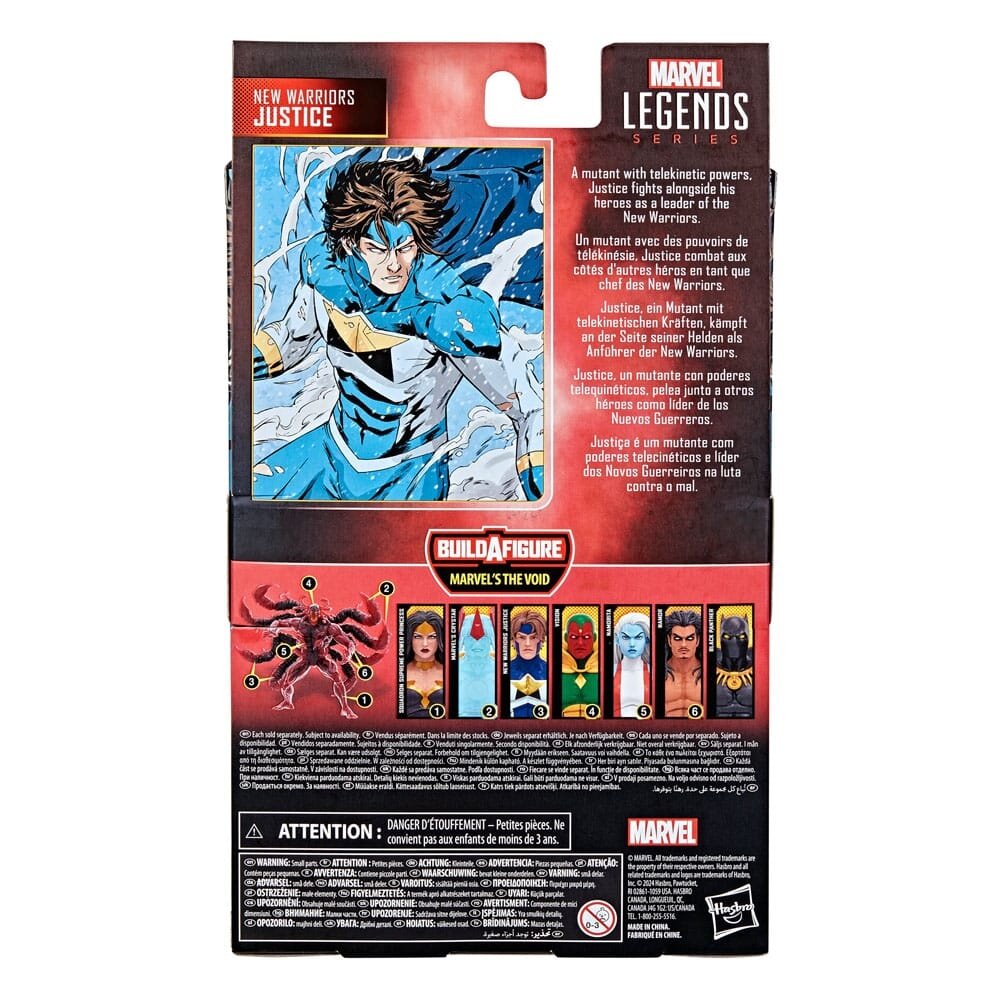 Hasbro Marvel Legends Action Figure New Warriors Justice (BAF: Marvel's The Void) 15 cm