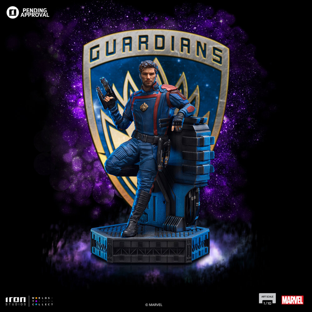 IRON STUDIOS Star-Lord Guardians of the Galaxy Vol. 3 Art Scale 1/10