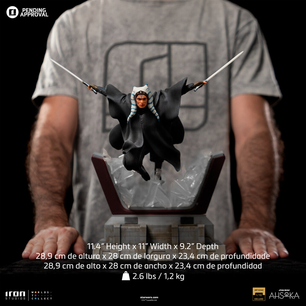 Iron Studios Star Wars Ahsoka Deluxe Art Scale Statue 1/10 Ahsoka Tano 29 cm Iron Studios Star Wars Ahsoka Deluxe Art Scale Statue 1/10 Ahsoka Tano 29 cm