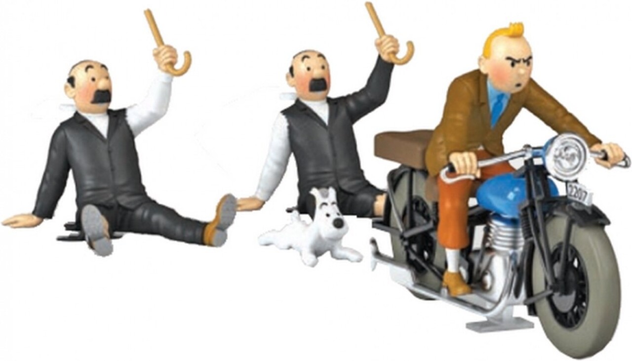 Tintinimaginatio Tintin Car 1/24 #70 Tintin Motorcycle Tintinimaginatio Tintin Car 1/24 #70 Tintin Motorcycle