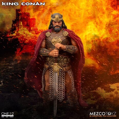 Mezco Toyz Conan the Barbarian Action Figure 1/12 King Conan 17 cm Mezco Toyz Conan the Barbarian Action Figure 1/12 King Conan 17 cm