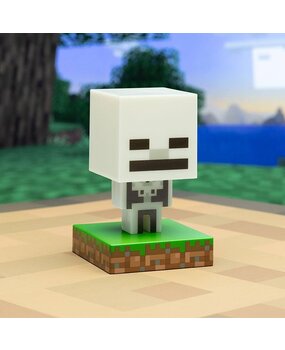 Funko pop of a skeleton from minecraft