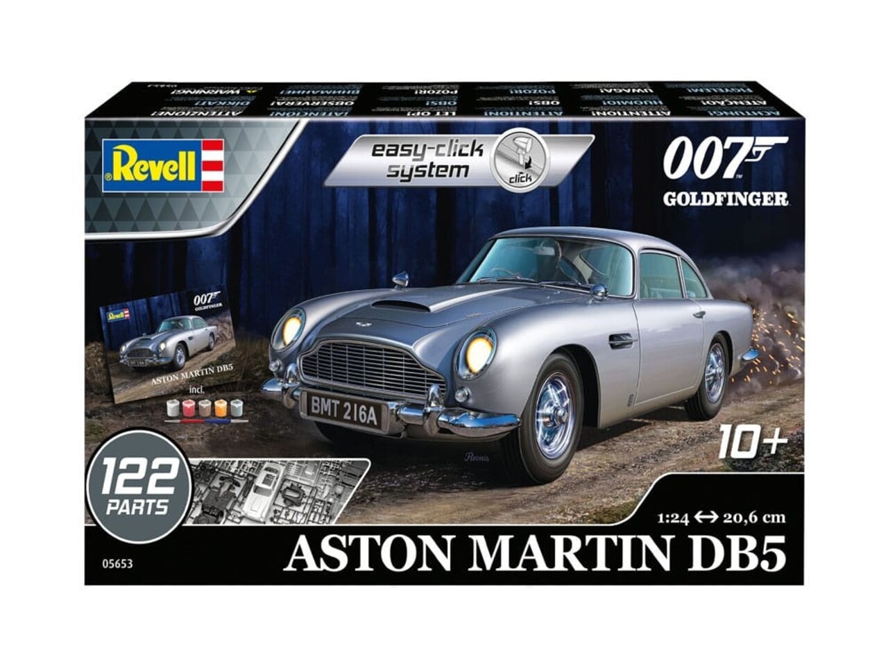 Revell James Bond Model Kit 1/24 Aston Martin DB5 (Goldfinger) Revell James Bond Model Kit 1/24 Aston Martin DB5 (Goldfinger)