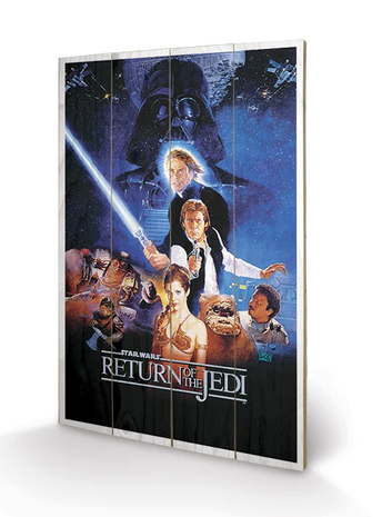 Pyramid International Star Wars: Return of the Jedi Poster on Wood 40 x 59 cm Pyramid International Star Wars: Return of the Jedi Poster on Wood 40 x 59 cm