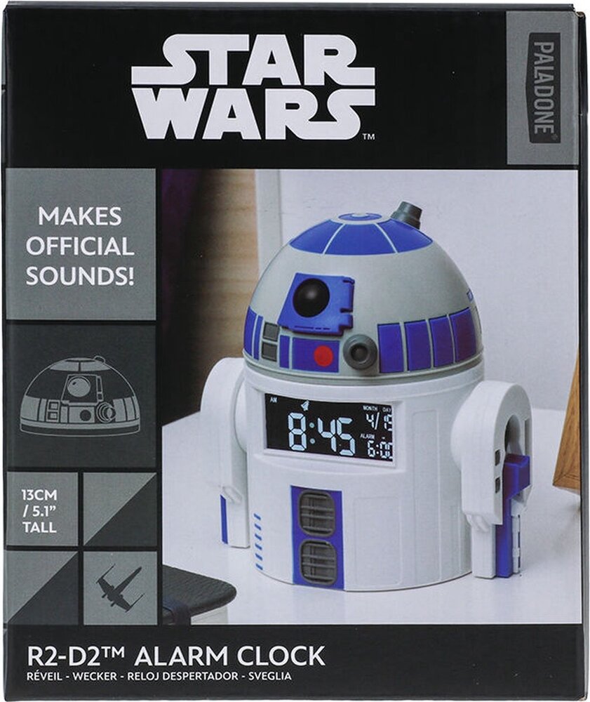 Paladone Star Wars R2-D2 Wekker 13 cm Paladone Star Wars R2-D2 Wekker 13 cm