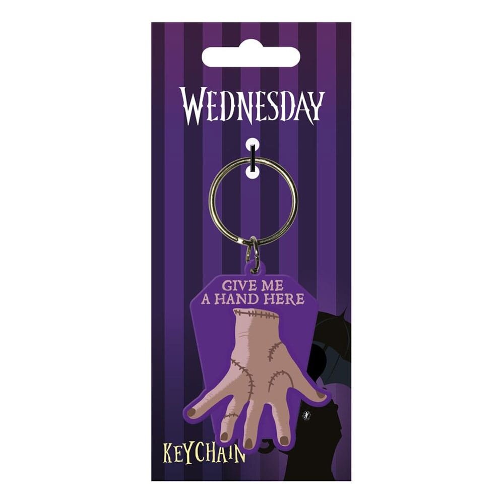 Pyramid International Wednesday Give me a Hand Here Keychain Pyramid International Wednesday Give me a Hand Here Keychain