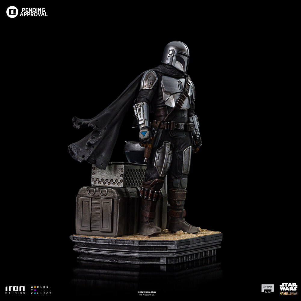 Iron Studios Star Wars: The Mandalorian Scale Statue 1/10 Din Djarin and Din Grogu 21 cm Iron Studios Star Wars: The Mandalorian Scale Statue 1/10 Din Djarin and Din Grogu 21 cm