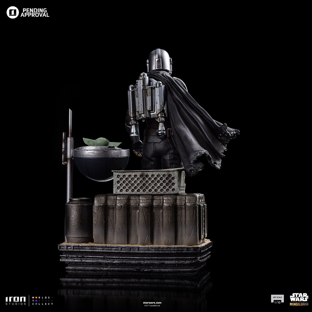 Iron Studios Star Wars: The Mandalorian Scale Statue 1/10 Din Djarin and Din Grogu 21 cm Iron Studios Star Wars: The Mandalorian Scale Statue 1/10 Din Djarin and Din Grogu 21 cm