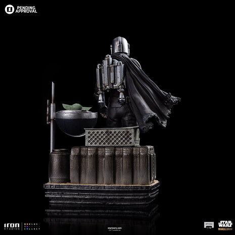 Iron Studios Star Wars: The Mandalorian Art Scale Statue 1/10 Din Djarin and Grogu 21 cm Iron Studios Star Wars: The Mandalorian Art Scale Statue 1/10 Din Djarin and Grogu 21 cm