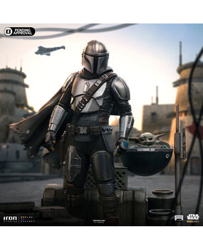 Iron Studios Star Wars: The Mandalorian Art Scale Statue 1/10 Din Djarin and Grogu 21 cm Iron Studios Star Wars: The Mandalorian Art Scale Statue 1/10 Din Djarin and Grogu 21 cm