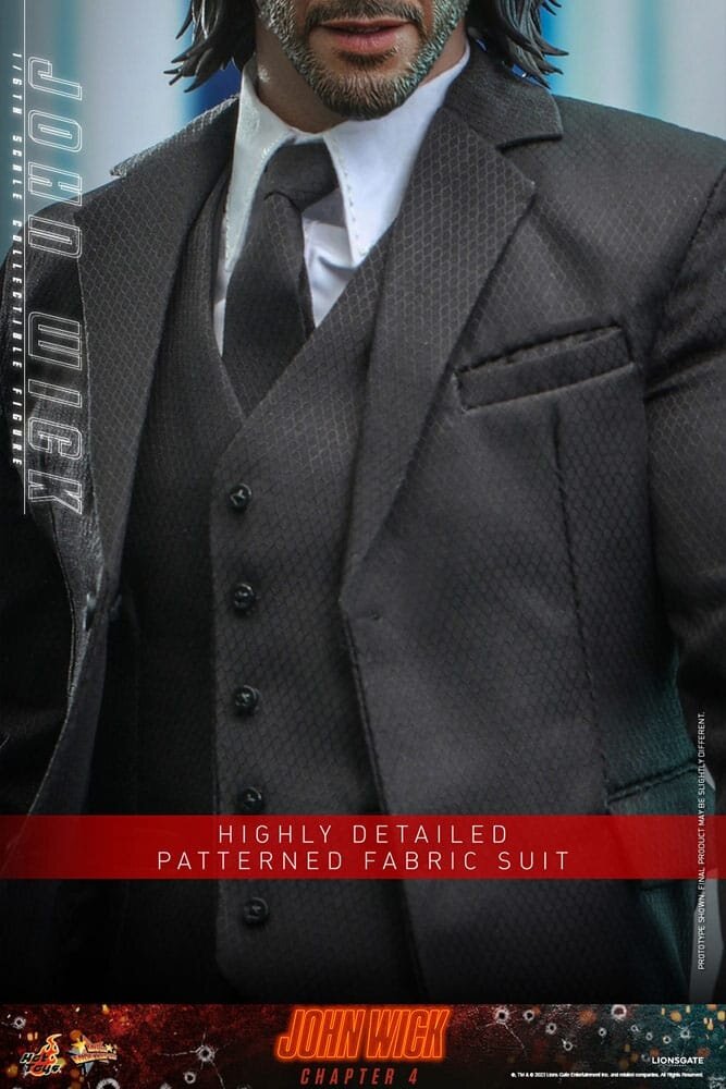 Hot Toys John Wick: Chapter 4 Movie Masterpiece Action Figure 1/6 John Wick 30 cm Hot Toys John Wick: Chapter 4 Movie Masterpiece Action Figure 1/6 John Wick 30 cm