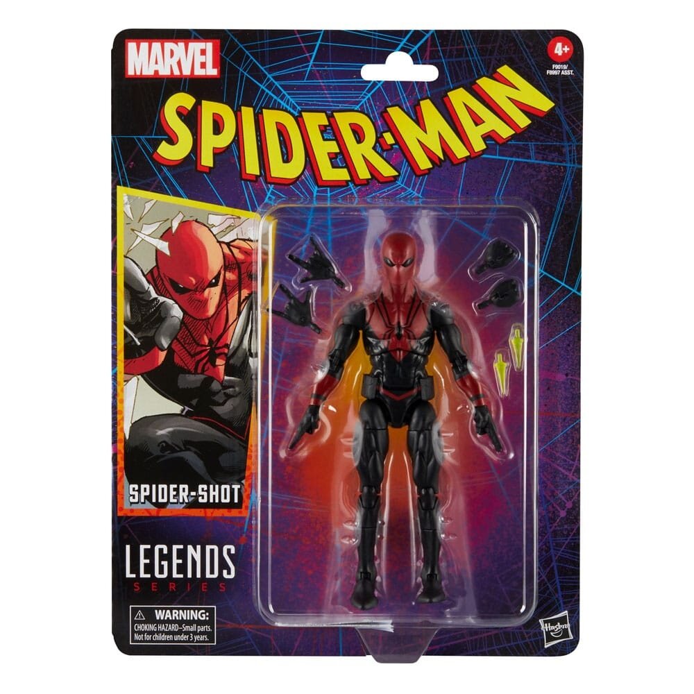 Spider Man Comics Marvel Legends Action Figure Spider Shot 15 cm