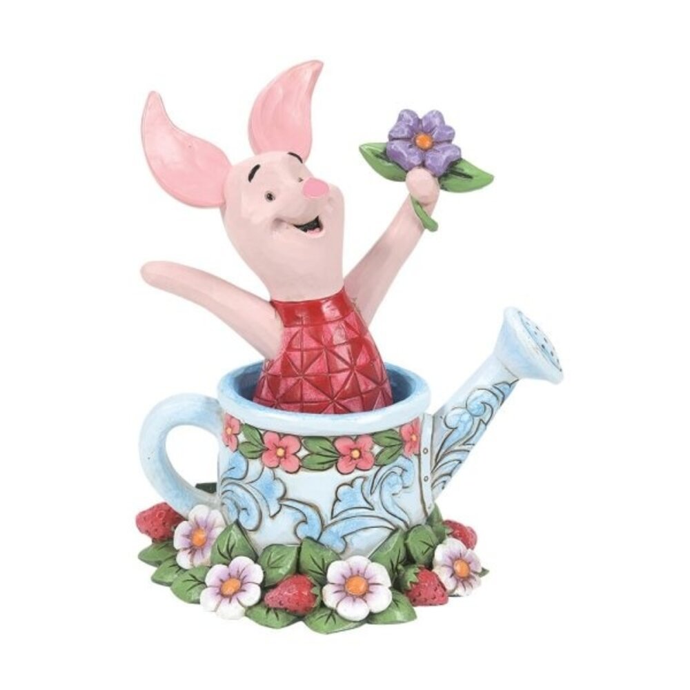 Disney Traditions Winnie the Pooh Piglet in a Watering Can 12 cm