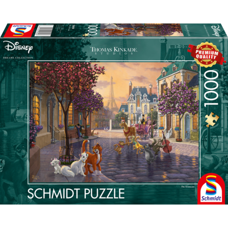 Schmidt Disney Dreams Puzzel De Aristokatten (1000 stukken) Schmidt Disney Dreams Puzzel De Aristokatten (1000 stukken)
