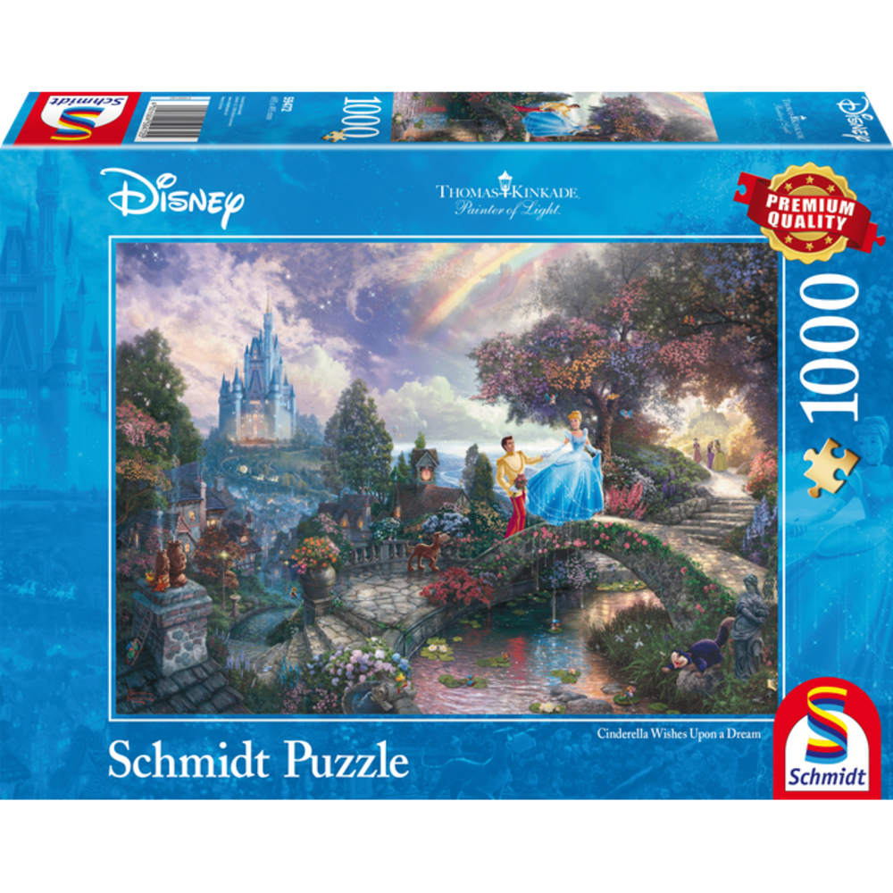 Schmidt Disney Dreams Puzzel Assepoester (1000 stukken) Schmidt Disney Dreams Puzzel Assepoester (1000 stukken)