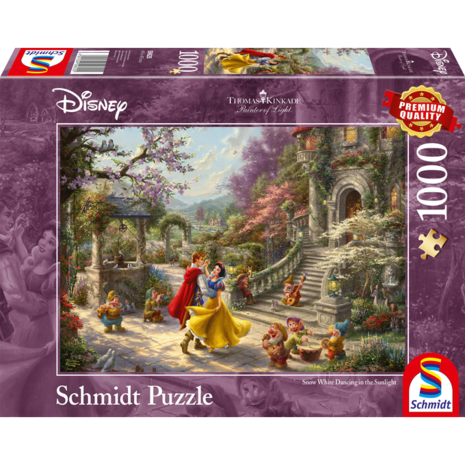 Schmidt Disney Dreams Puzzel Snow White Dancing in the Sunlight (1000 pieces) Schmidt Disney Dreams Puzzel Snow White Dancing in the Sunlight (1000 pieces)